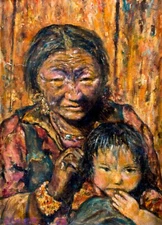 James Coker (US,mid 20C) oil painting 124763