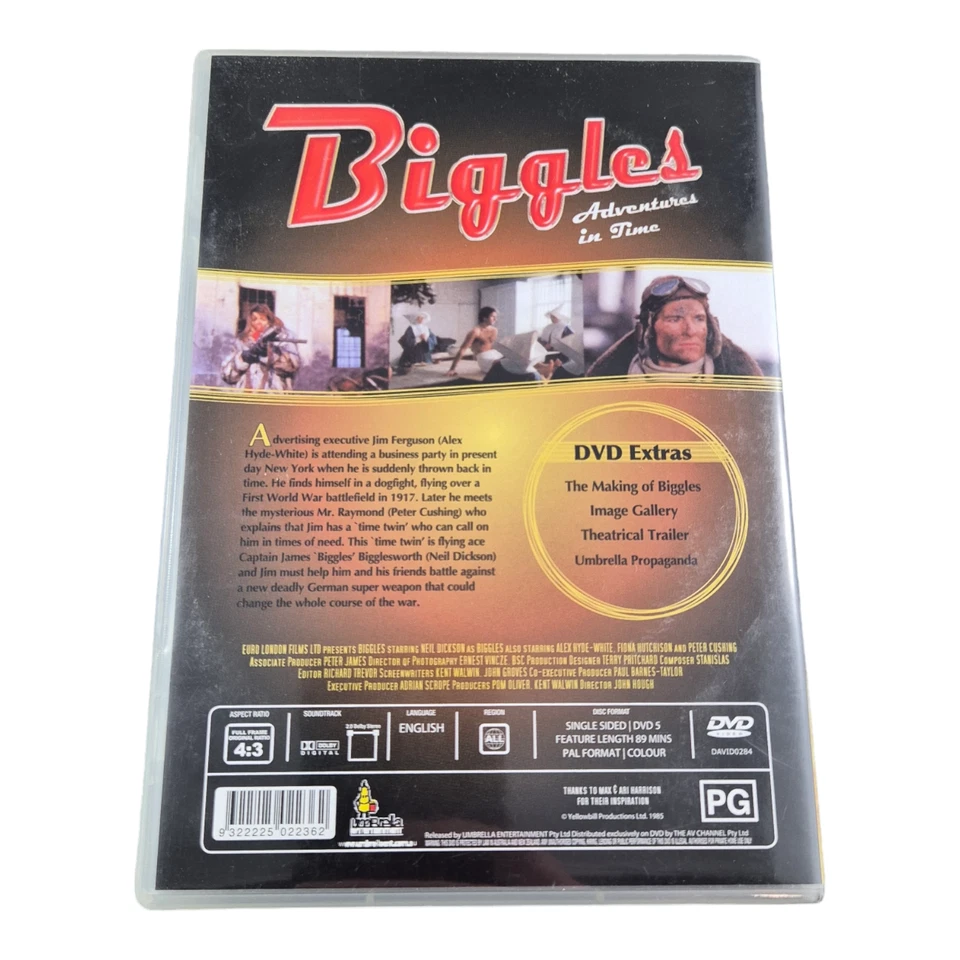 Biggles Adventures In Time DVD (Region ALL) Neil Dickson - Umbrella - Image 3 of 3