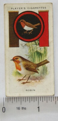 1933 Player's Boy Scout & Girl Guide Patrol Signs & Embleme No. 41 Rotkehlchen