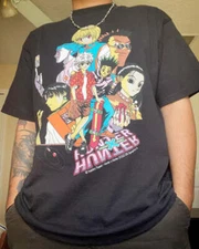 Hunter X Hunter Anime Manga black T shirt 90s Rare design Unisex NH14739