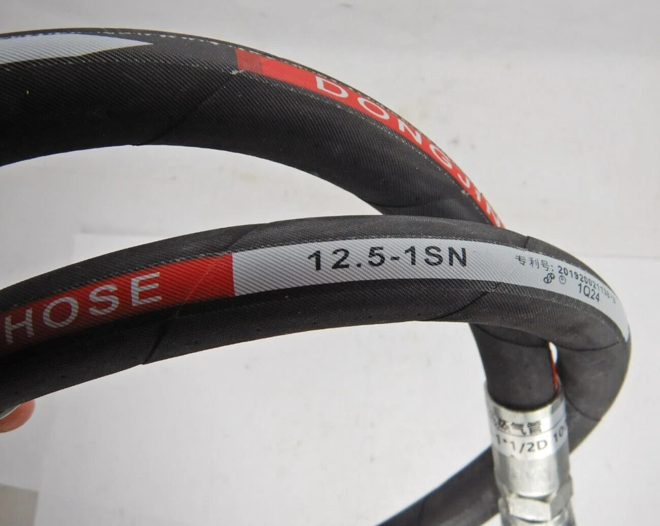 36” Hydraulic Hose Assembly Male NPT Male Hose 3/8 - Image 4 of 4