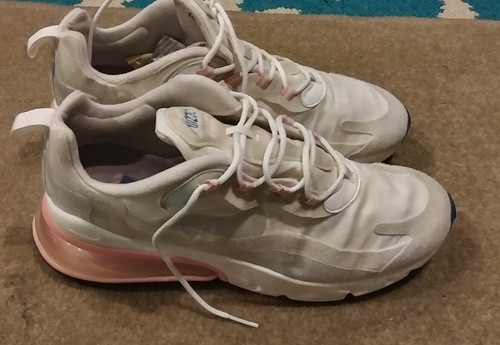 Nike Herren Air Max React 270 Weiß Ghost Aqua Laufschuhe US 9 A04971-100 - Bild 4 von 7