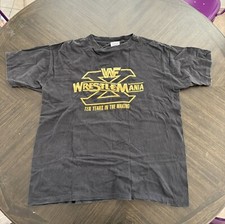 VINTAGE WWF Wrestlemania X (10) Shirt Size XL 1994 Wild Oats