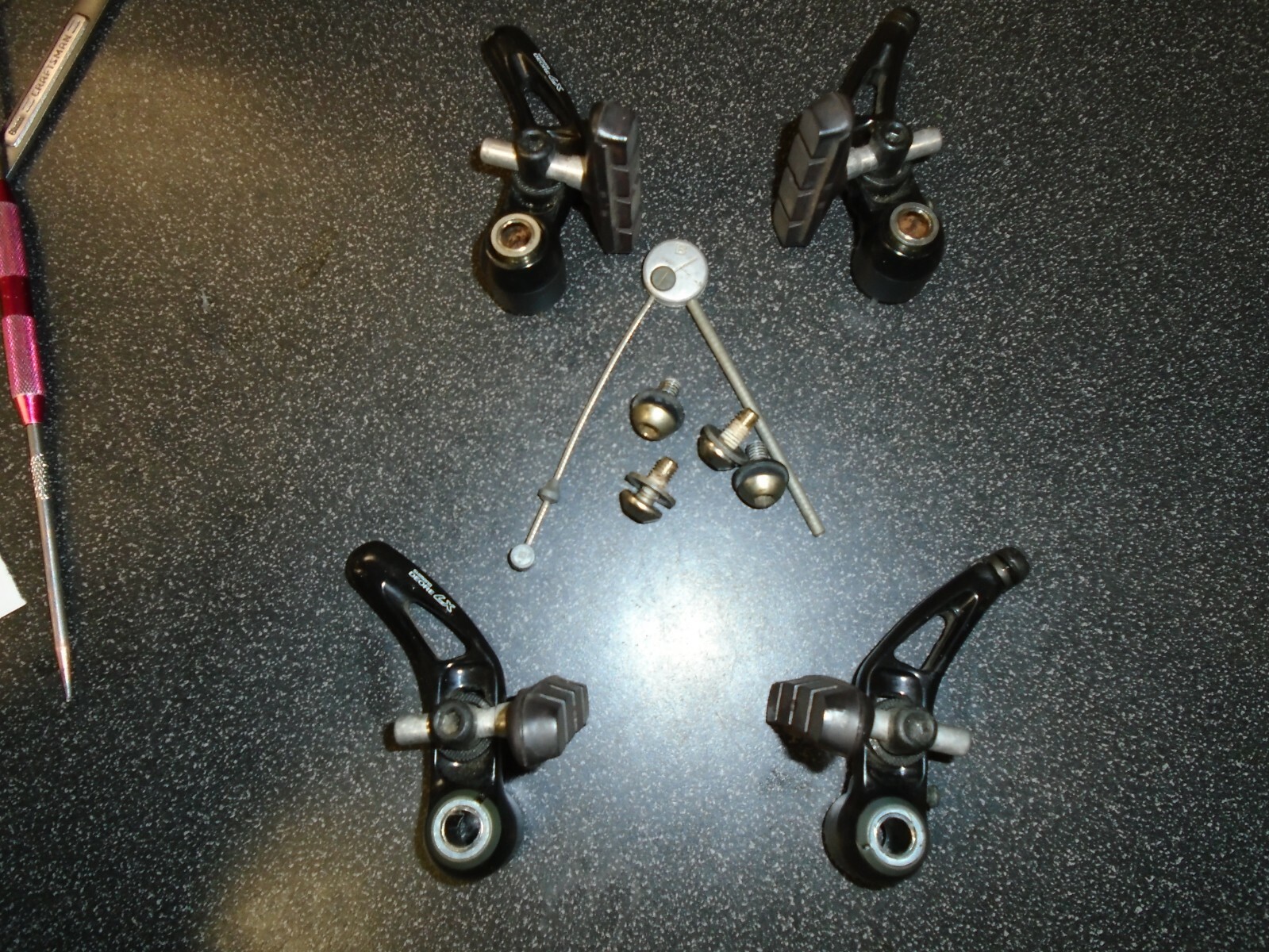 Étriers De Frein Vintage Shimano Deore LX BR-M565 – Cantilever, Noir, Jeu Avant