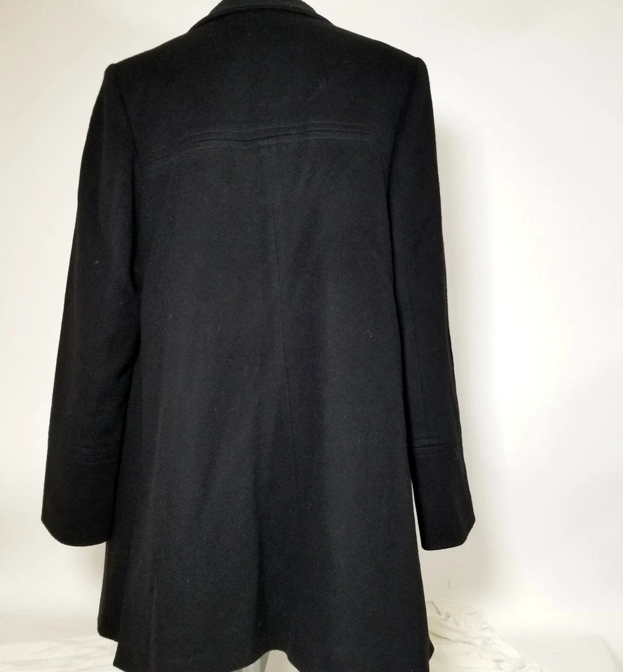 Chaqueta Abrigo Fleurette Loro Piana Lana 14 Negro Vestido Largo Gótico Punk Juegos con disfraces Foto 2 de 4