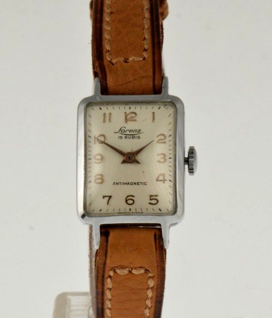 Orologio Vintage Lorenz Antimagnetic meccanico donna 1960 NUOVO