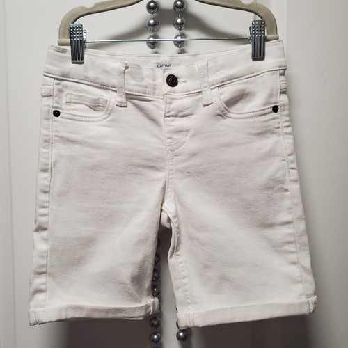Cynthia Rowley Girls Purple Top L & Crown & Ivy White Shorts 8, EUC - Picture 2 of 2