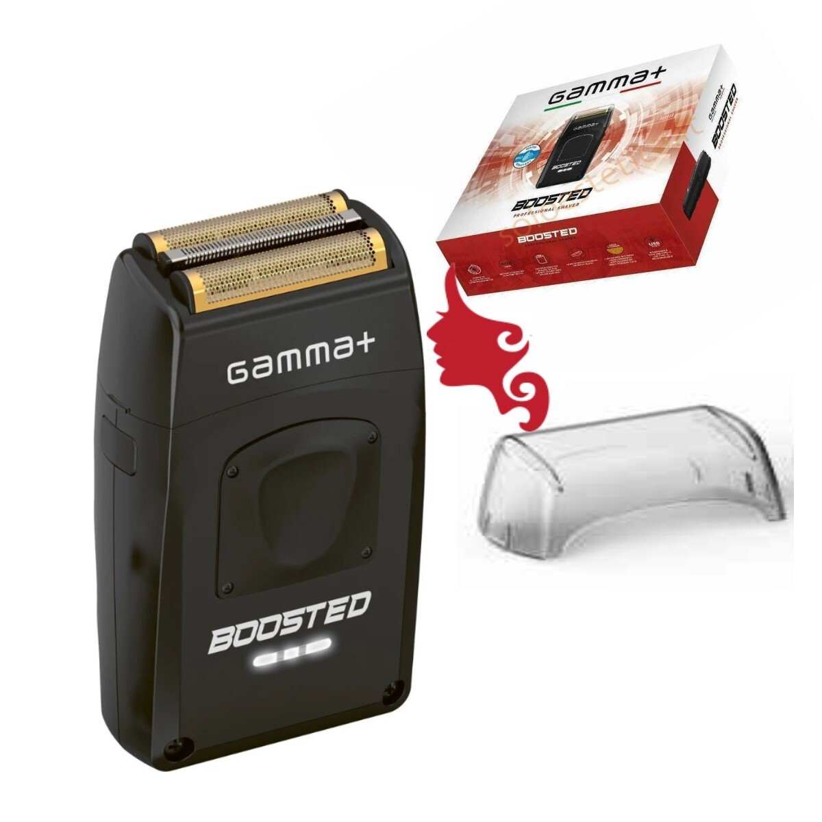 Rasoio Elettrico BOOSTED Professional Shaver Gamma Più 3 lame ipoallergico