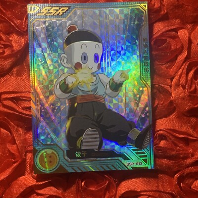 Chiaotzu Dragon Ball Z SUPER 7 ACG Goddess Anime Holo Card SSR Blue
