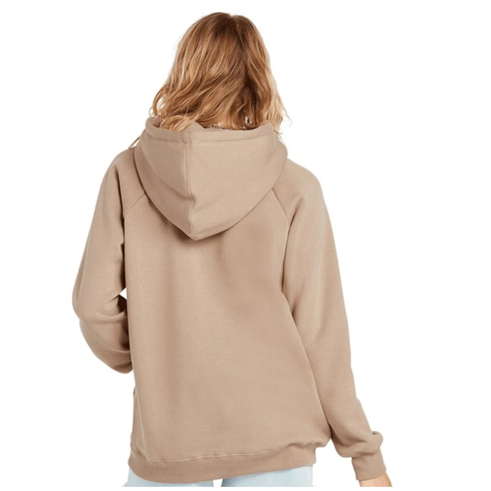 NUEVO CON ETIQUETAS Volcom Truly Stoked BF Pullover Mujer Marrón Piedra Sudadera S Foto 3 de 4