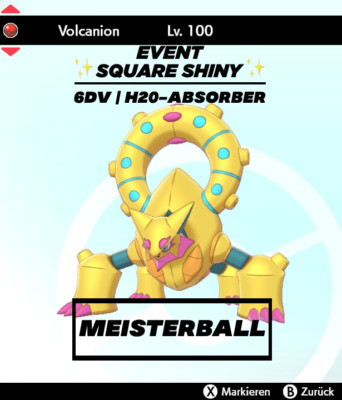 Pokemon Shield Switch Shiny Slurpuff & Shiny Aromatisse Für