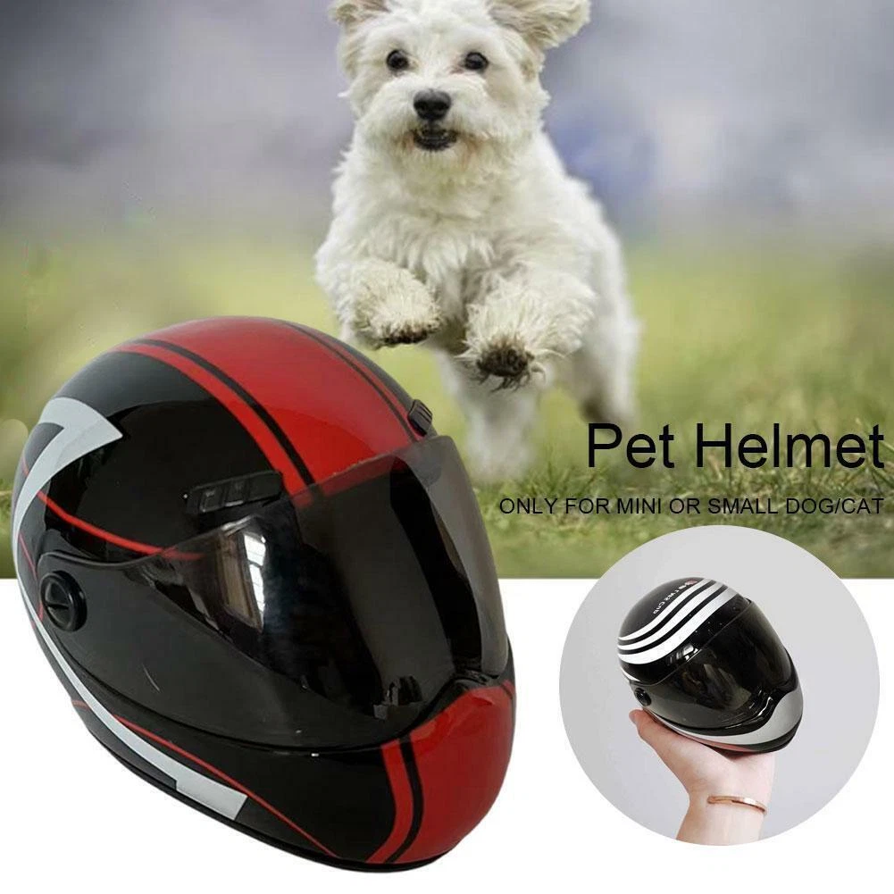 2022 New Pets Motorcycle Safety Helmet Small For Little B3 Puppy