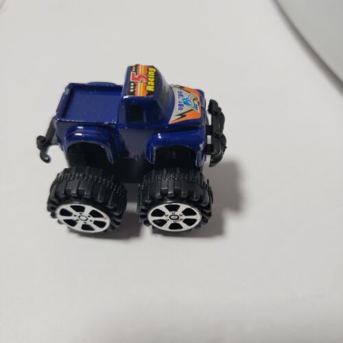 Vintage Micro Machines '56 FORD Pickup Mini Monster Truck Pink/Blue Galoob 1987