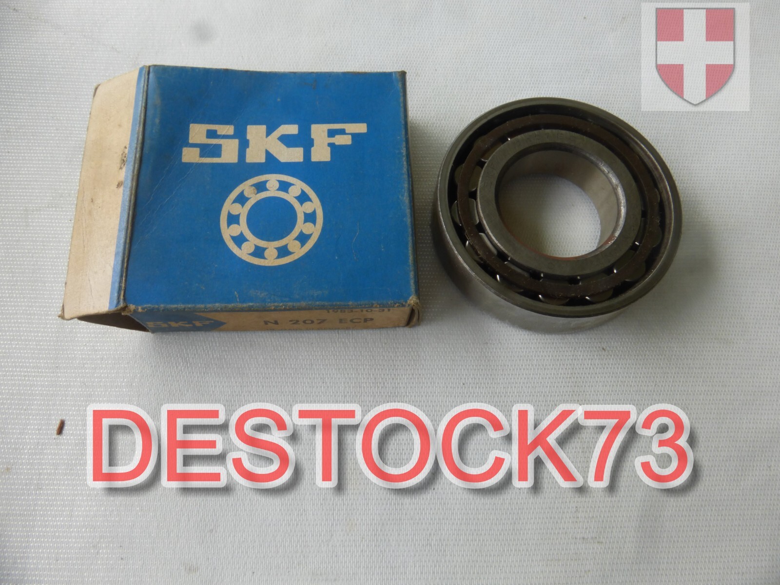 Roulement à rouleaux cylindriques SKF N207ECP à cage PA66