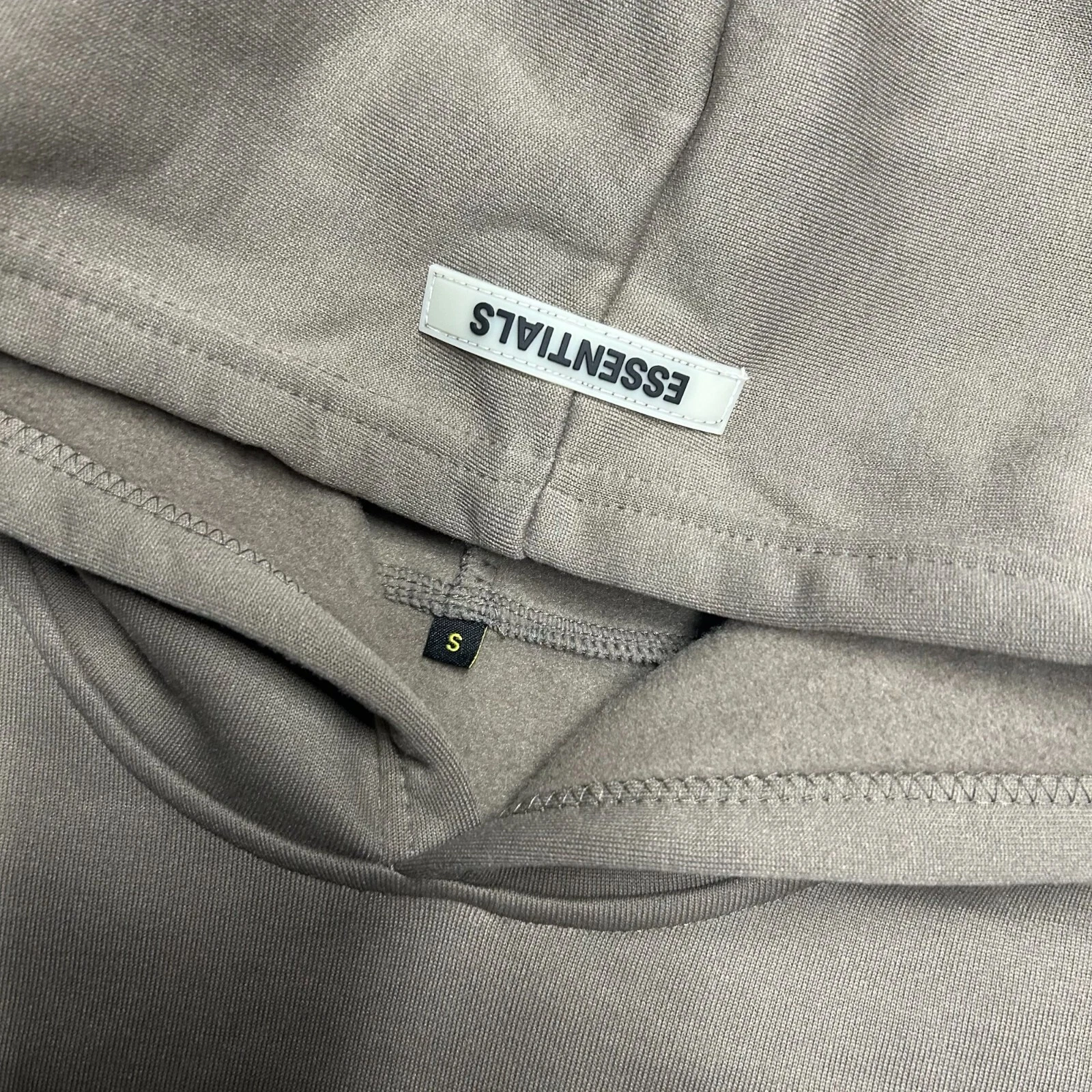 Essential Fear Of God Brown Streetwear Marrone Felpa con Cappuccio Uomo Small