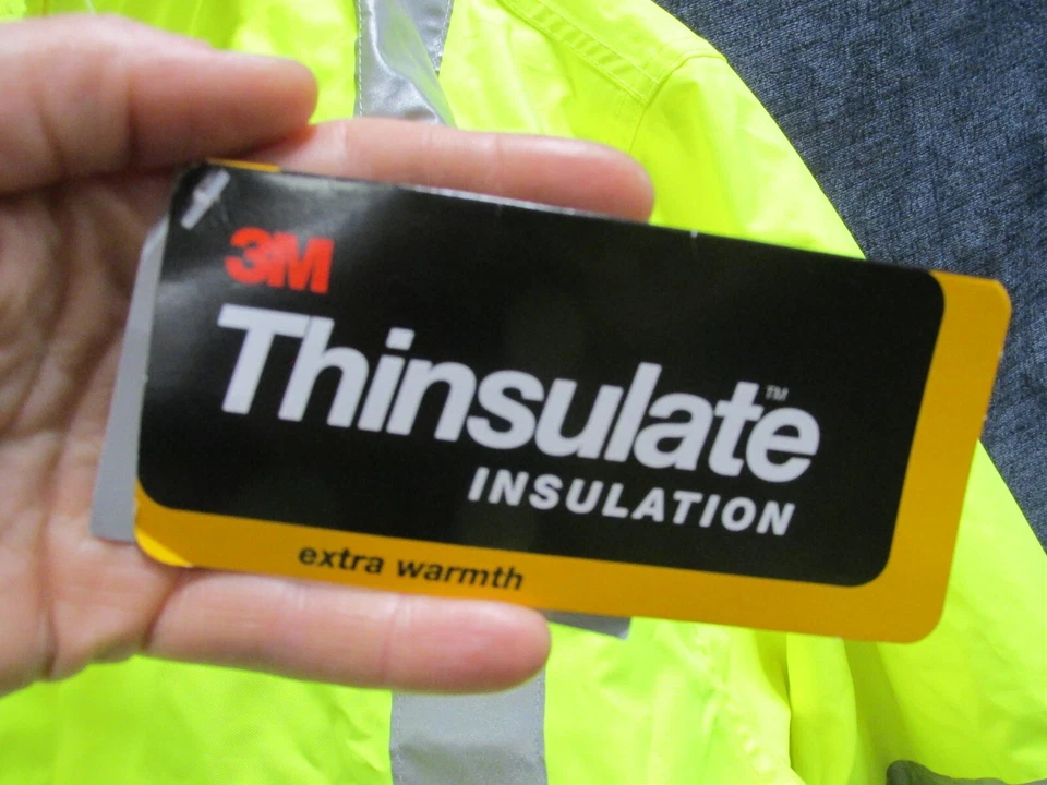 Be Tenacious Glowear 3M Thinsulate High Visibility Work Jacket w/Hoodie Size XL - Image 2 of 4