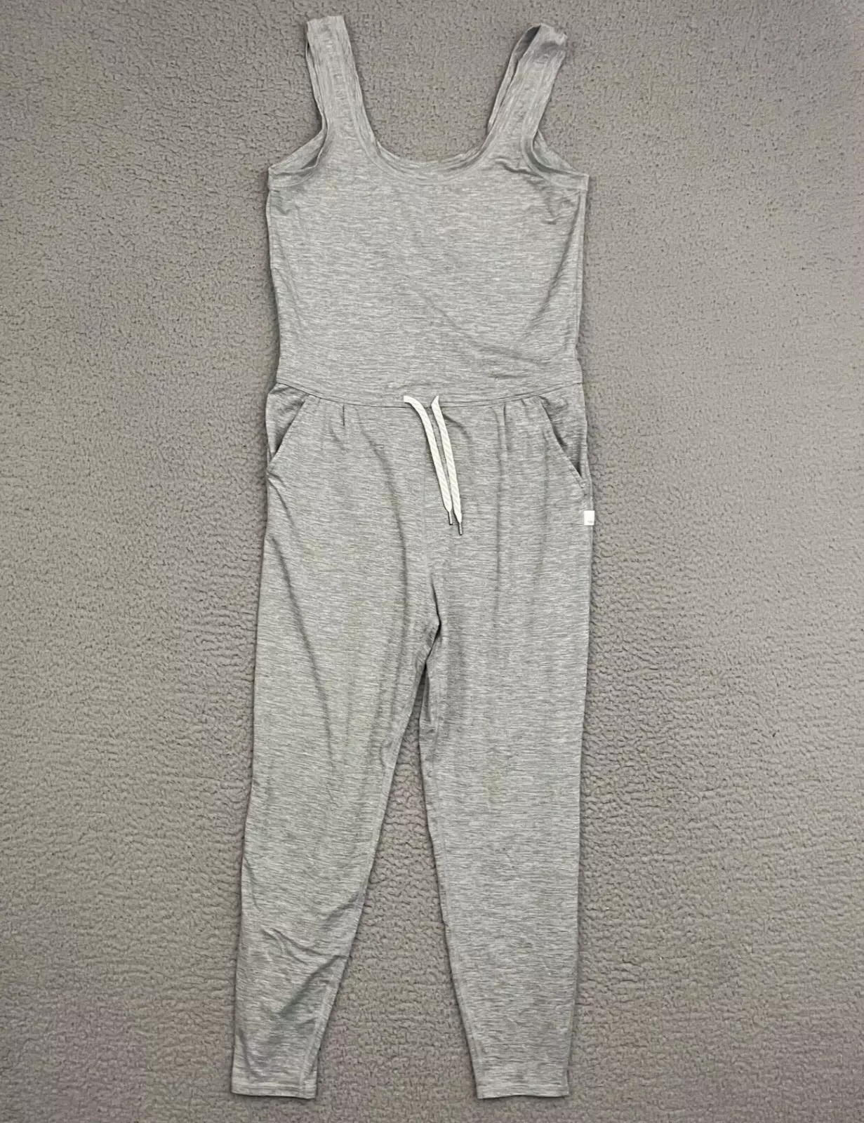 vuori lux at ease heather full length sleeveless 