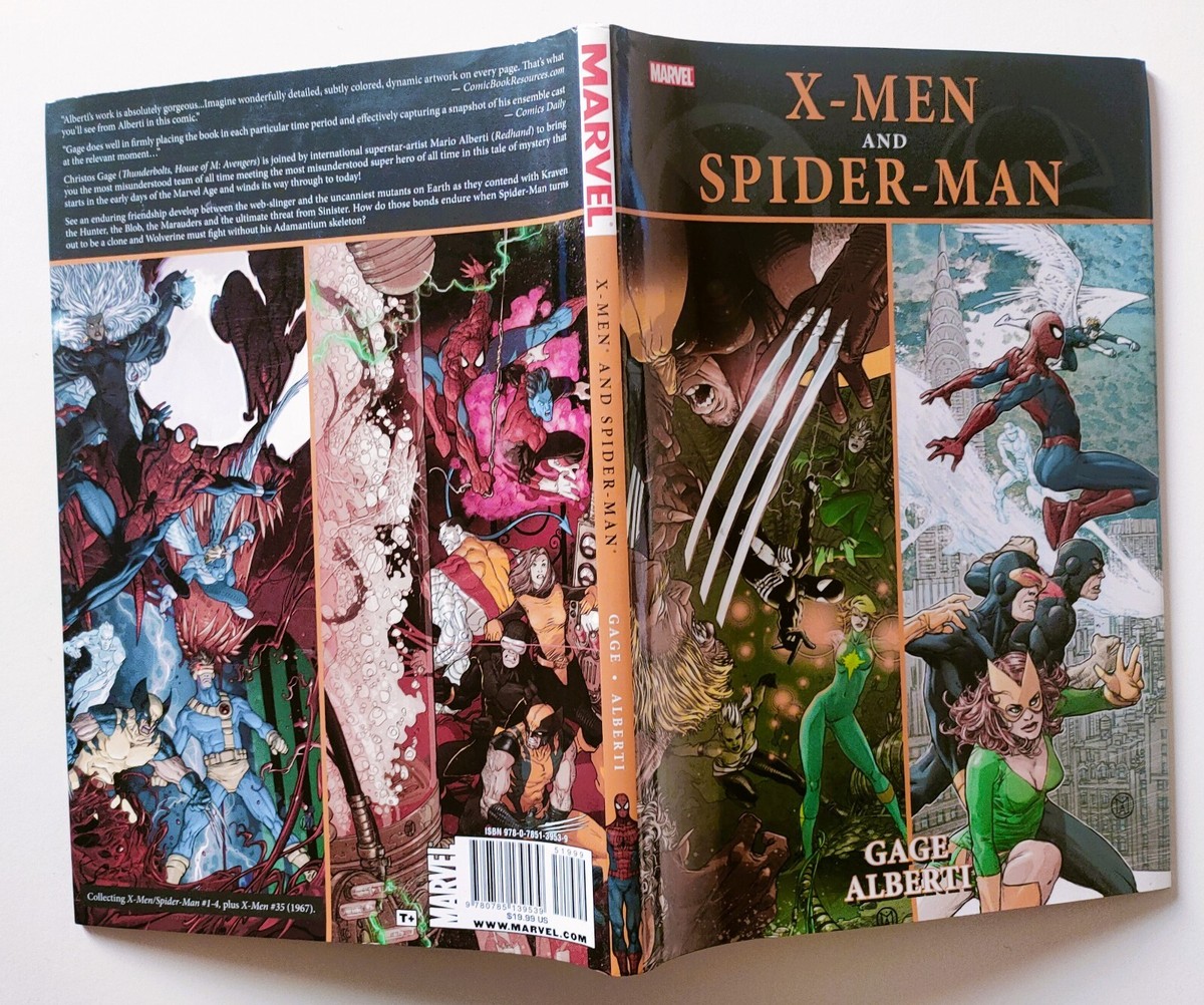 X-Men/Spider-Man by Christos Gage (Hardcover, 2009 First Print