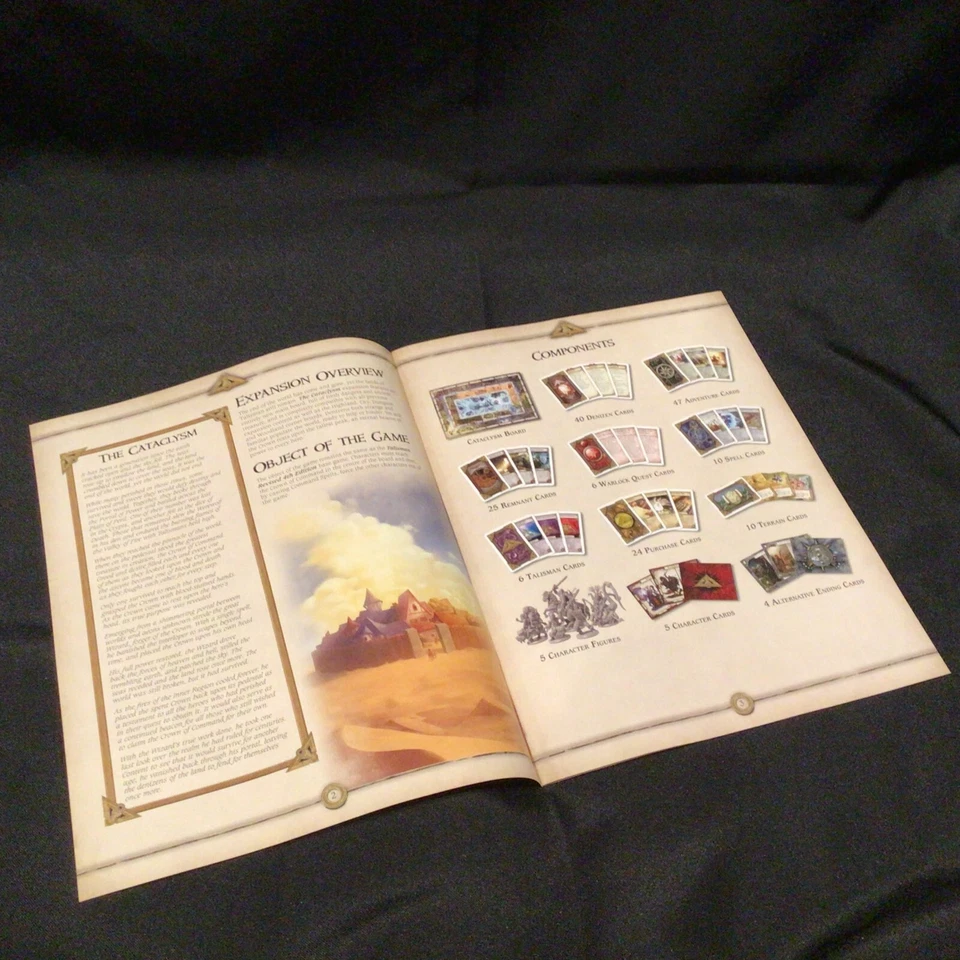 Talismán REVISADO 4º Libro de Reglas de Expansión THE CATACLYSM Oficial Extra/Reemplazo Foto 4 de 4