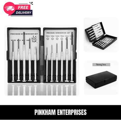 11PCS Small Precision Screwdriver Set, Premium Mini Screw Driver Set Kit, 6 Diff