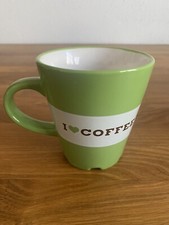 Burger King Café Edition I Love COFFEE 2012 grün Kaffeetasse Becher Mug