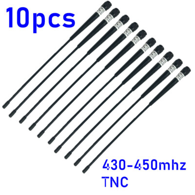 10PCS TNC Whip antenna 430-450MHZ for Topcon Trimble Sokkia GPS Surveying