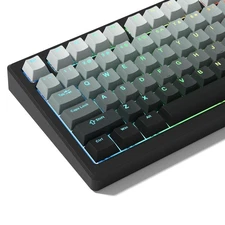 PBT Key caps Gradient Keycaps Double Shot Shine Through Custom Keycaps Cherry...