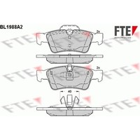 FTE 9010578 Bremsbelagsatz FüR Mercedes Benz R Klasse GL M S G W463 W251 V251