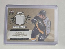 06/07 2006-07 Ultra Uniformity Jersey Patch #UPDL David Legwand Predators /25