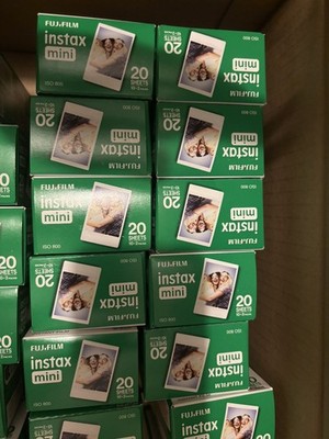 Fujifilm Instax Mini Instant Film, Weiß, 2 x 10 Blätter (20 Blätter) /per Box 