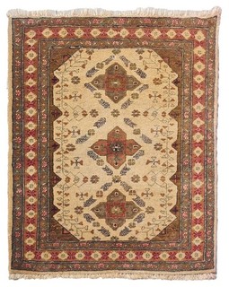 Authentic Hand Knotted Vintage Afghan Turkmen Kunduz Wool Area Rug 3.10 x 2.8 Ft