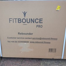 Fit Bounce Pro II Bungee Rebounder - Silent Mini Trampoline - Foldable + Bag