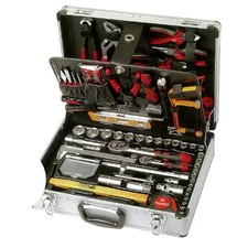 FerMec 24128 set utensili valigia porta attrezzi assortimento manutenzione 128pz