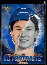 2025-26 Upper Deck UD Portraits Speckle Matthew Schaefer Rookie #P-32