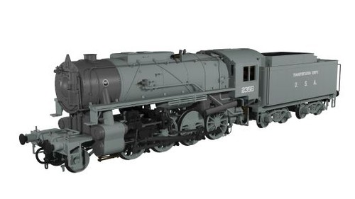 Rapido Trains 926504 USATC S160 No.2356 Wartime Grey DCC SOUND Spur Oo | Condition: New
