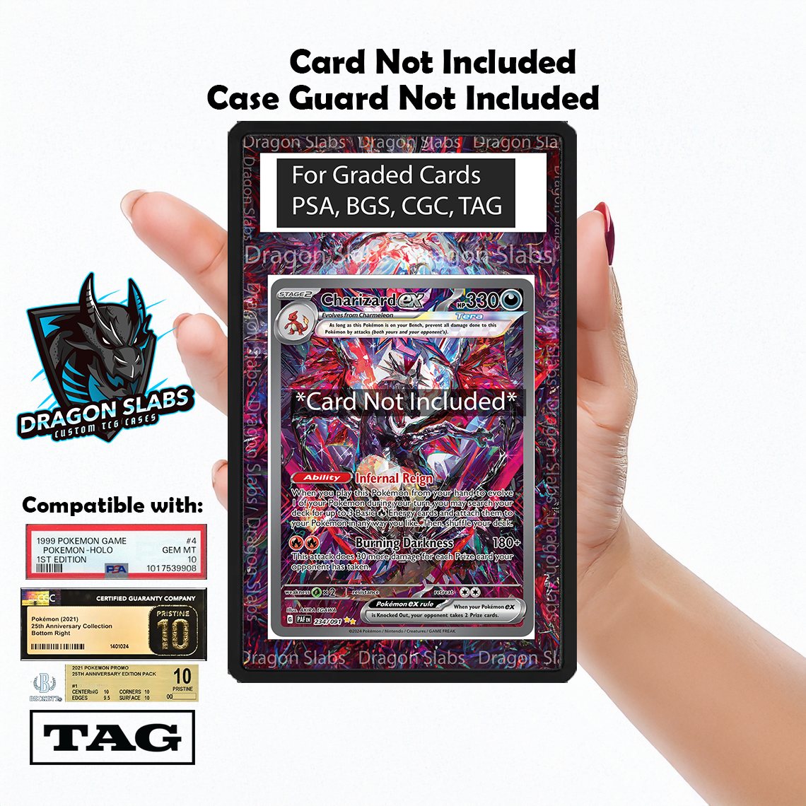 Charizard EX 234 Paldean Fates PSA bgs CGC tag Extended Artwork