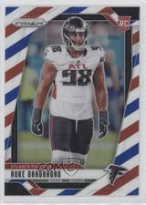 2024 Panini Prizm Rookies Red White & Blue Prizm Ruke Orhorhoro #386 0yi8