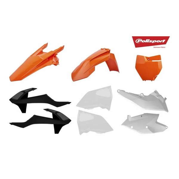 Polisport Komplettes MX Karosserie-Kit Body KIT Exc/F 17-19 OEM18-image