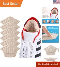 Leather Heel Cushion Pads - 6PCS Pain Relief for Loose Boots and Heels