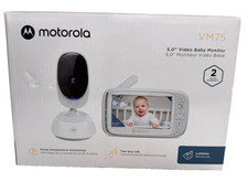    Motorola 5" Video Baby Monitor w/PTZ - VM75-2 OPEN BOX; New