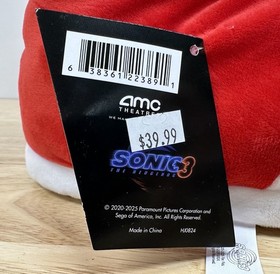 SONIC THE HEDGEHOG 3 AMC Promo Slippers (Adult M/L) Soft Costume Shoes New