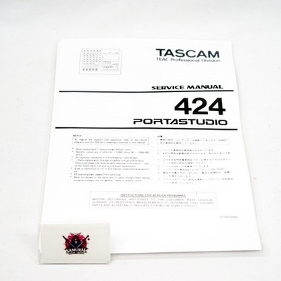 TASCAM Portastudio 424 Cassette 4-Track Multitrack Recorder MTR