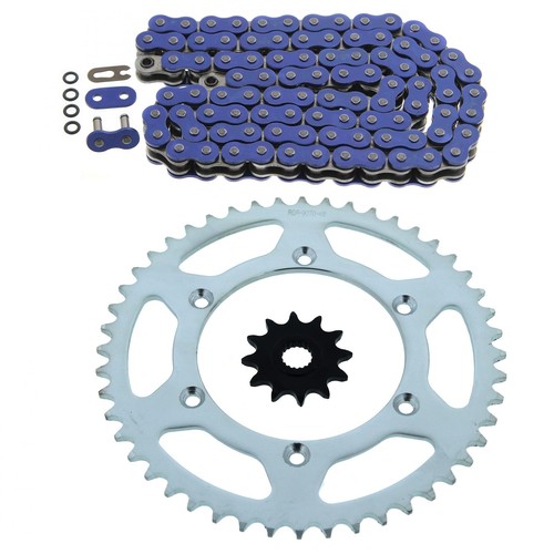 Cadena y piñón de junta tórica azul Suzuki RM-Z250 2007 2008 2009 12/48 520-116 L