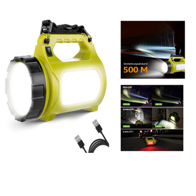 LED Handscheinwerfer 1000 Lumen Wiederaufladbar 3600