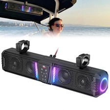 KEMIMOTO Upgrade Midnight 60 26"RGB UTV Sound Bar 240W For ATV Golf Cart Marine
