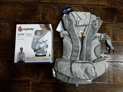 Ergobaby Omni Breeze Babytrage - SoftFlex Mesh: Pearl Grey
