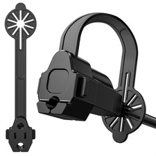 Prong Protector Outdoor Plug Cover for 120V 3-Prong Plugs Outside Plug Protector