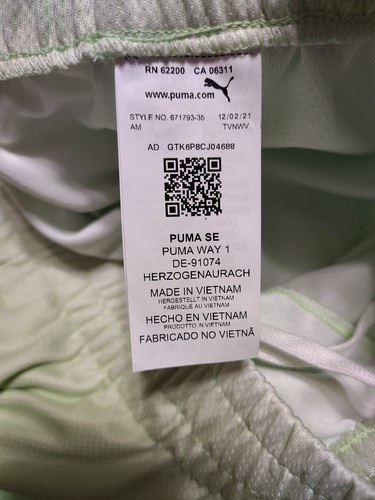Puma Herren XL 10 Inch Shorts Grün C3 Neu - Bild 6 von 15