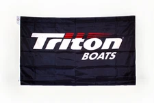 Triton Boats Marine Fishing Man Cave Shop Garage - Flag Banner 3'x5'
