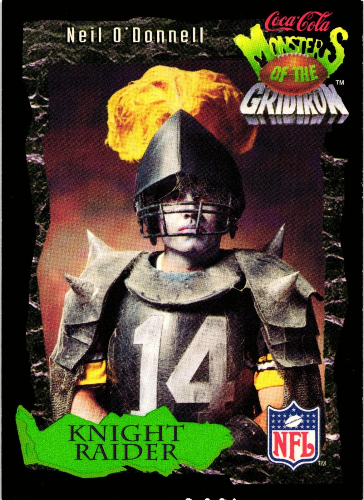 Coca-Cola Monsters of the Gridiron 1994 Edition #25 Neil O'Donnell